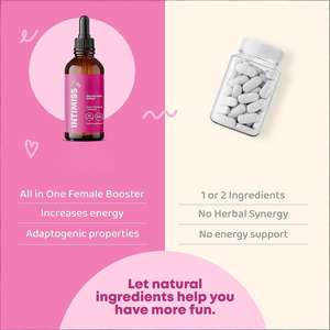 Gotas Líquidas para el Bienestar Femenino Intimiss, con Hierba de Cabra en Celo y Maca para la Vitalidad y el Equilibrio Diarios - Product Image 4