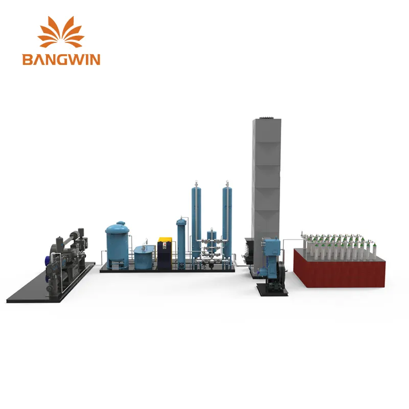 Bangwin 5 टन चिकित्सा क्रायोजेनिक हवा जुदाई तरल ऑक्सीजन संयंत्र औद्योगिक चिकित्सा ऑक्सीजन मशीन