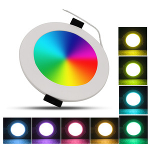 Rgbcw Nhôm PC Bìa lõm AC85-265V 5W-20W CCT(2700-6500K)+ RGB Wifi chế độ kép ZigBee thông minh Downlight ánh sáng Trần - Product Image 2