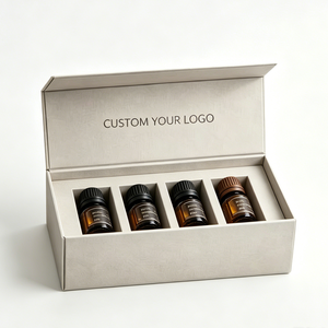 Caja de Regalo para Aceites Esenciales con Logotipo Personalizado OEM, Cierre Magnético y Papel Kraft Rígido Reciclable con Relieve para Cosméticos al por Mayor - Product Image 2