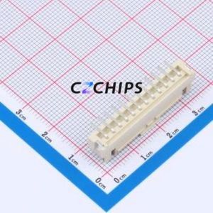 ZX-HA2.54-12PLT Wire-to-Board Pin Header SMD,P=2.5mm Connector 1x12P 2.5mm Vertical Mount XHB - Product Image 2