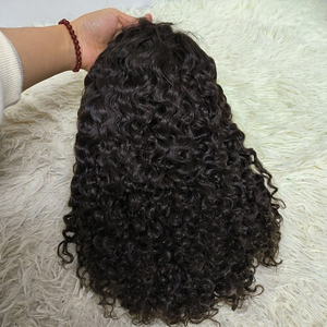 Promoción: Peluca de Cabello Humano Virgen Brasileño 13x4 con Frente de Encaje, Peluca de Cabello Humano al por Mayor, 210 Gramos, Ondulada, Rizada - Product Image 2