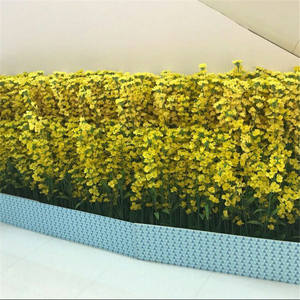 Hesper en vrac plastique artificiel jaune colza fleur parfumé nouveau jardin fête des mères noël nouvel an Halloween dos école - Product Image 4