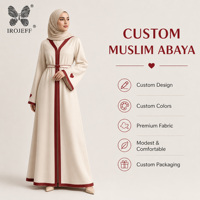 Abaya de luxe pour femme musulmane avec patchwork cœur unique, vêtements islamiques modestes de Dubaï, tissu premium, ensemble robe personnalisable avec logo