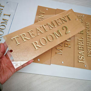 Letrero Comercial con Logotipo Cortado con Láser, Letrero 3D para Salón de Masajes y Tratamientos Faciales - Product Image 2