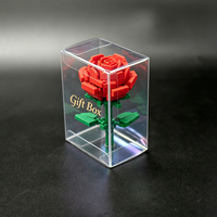 Boîte d'emballage en plastique PET transparente pliable sur mesure pour café, jus, thé - Boîte de présentation cadeau recyclable