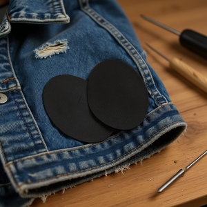 ILAN Patch Nera 9.5X14cm 2 Pezzi per Riparazione Abbigliamento - Product Image 2