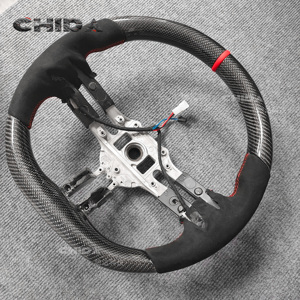 Volante Deportivo de Fibra de Carbono Compatible con <span class=keywords><strong>Mercedes</strong></span> <span class=keywords><strong>Benz</strong></span> W205 W212 CLA W117 W222 S550 GLA X156 GLC63 G500, Piezas Automotrices - Product Image 3