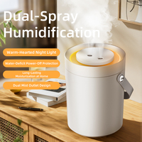 Mini nébuliseur à atomisation personnalisable, alimenté par USB, aide au sommeil, bruit esthétique, nébuliseur ultrasonique, humidificateur d'air