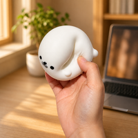 Jouet Squishy Doux à Remontée Lente, Animal Marin Mignon Anti-Stress à Presser, Jouet Fidget Réaliste et Doux pour Bureau et Maison