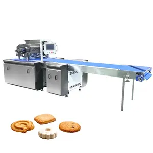 Automático Decore Extrusora Cortador Drop Fortune Depositor Pequeno Macaron Cookie Biscuit Fazer Máquina