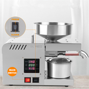 Cadeau de Noël Presse à huile de chanvre entièrement automatique Presse à huile à vis Machine de production miniature - Product Image 5