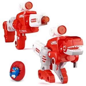 Hot Người Bán 32 Pcs Chuyển Đổi Dino Blaster Sáng Tạo Và Có thể Thay Đổi Hình Dạng DIY Lắp Ráp Khủng Long Súng Với Ánh Sáng Và Âm Thanh