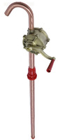 Pompe à piston manuelle pour transfert de carburant, huile, diesel, produits chimiques, avec bec verseur et entonnoir, pour seaux, fûts et réservoirs de basse pression
