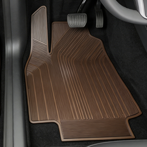 Alfombrillas de Coche de Látex de Lujo Artes, Juego Completo de 4/5 Piezas, con Diseño de Rayas y Grosor, Novedad 2025 - Product Image 1