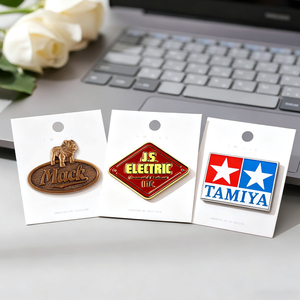 Logotipo de letra personalizado, etiquetas de insignia de solapa de Metal, estilo escrito a mano, máquina de identidad corporativa, placas, reconocimiento de equipo de Club de empresa - Product Image 6