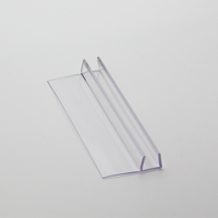 Joint latéral et inférieur de porte de douche quadrant sans cadre super clair de type F