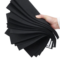 Feuilles de mousse de silicone transparente à cellules ouvertes de haute qualité, orange et noir, haute densité, résistantes à la température, calandrage, conformes REACH