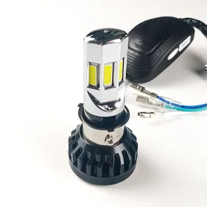 KAIER yeni motosiklet led aydınlatma ampuller Ac Dc9-85v yüksek güç evrensel motosiklet H4 Led farlar