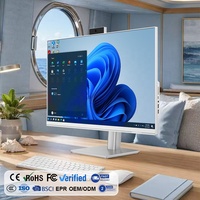 Computadora Todo en Uno Ultra Delgada de 27 Pulgadas, Core I5, 8GB, 256GB SSD, Bisel Delgado, Moderna para Oficina, OEM