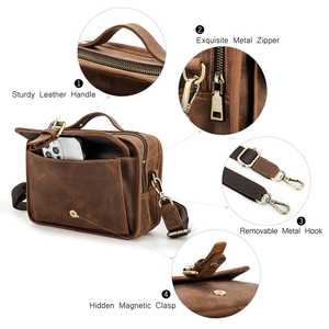 حقيبة يد صغيرة بكتف بشاشة Ipad صغيرة قابلة للتحويل مع 6 فتحات بطاقات اتصال MB217 - Product Image 5