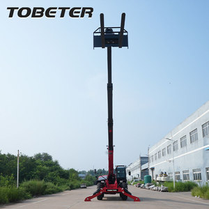 Tobeter 4.5ton nhiệm vụ nặng nề 4WD chỉ đạo telehandler với Telescopic Boom loader 1 năm bảo hành - Product Image 4