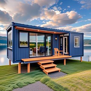 Thiết kế hiện đại khách sạn vận chuyển <span class=keywords><strong>container</strong></span> nhà chất lượng cao đảm bảo vĩnh viễn làm bánh sandwich Bảng điều chỉnh thép tuyệt vời sau bán hàng - Product Image 2