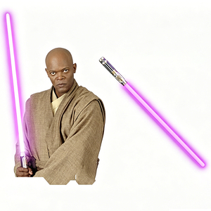 ZD Toys Star Wars Sabre laser Mace <span class=keywords><strong>Windu</strong></span> avec effets lumineux et sonores, modèle de collection, accessoire de cosplay, cadeau pour garçons - Product Image 1