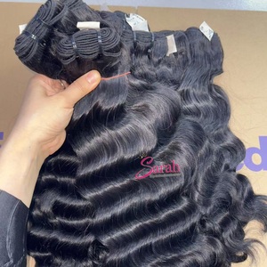 Factory Wholesale Free Tax Vietnamese Raw Human Hair Bundles Bone Straight Unprocessed Cambodian Burmese Curly Raw Indian Hair - Product Image 5