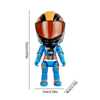 Figura de Acción de Motociclista en Versión Q, Modelo a Escala 1:5, de Aleación, Regalo para Niños Pequeños