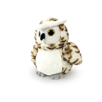 Boneka Burung Hantu Salju Realistis, Boneka Burung Hantu Berbintik Lucu, Mainan Penghibur Anak, Dekorasi Rumah, Kado Ulang Tahun, Logo Bordir Kustom Tersedia