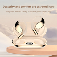 Écouteurs intra-auriculaires sportifs Q39 Permanent OWS AI Translator Soft, avec réduction de bruit ENC pour les appels, étanchéité IP5, connectivité Type-C