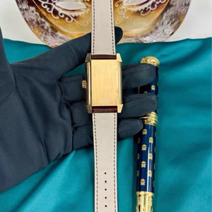 <span class=keywords><strong>Montre</strong></span> mécanique <span class=keywords><strong>de</strong></span> luxe rétro classique Jaegeer, bracelet en cuir, réversible, mouvement miniature, cadeau pour la Saint-Valentin - Product Image 4
