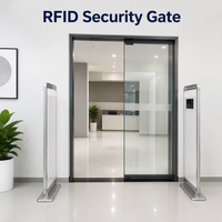 HAUMR Puerta de Seguridad Antirrobo RFID UHF ISO 18000-6C, Puerta Antirrobo para Bibliotecas y Sistema de Control de Acceso para Bibliotecas Públicas