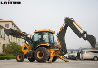Traktor Mini Murah dengan Backhoe Loader untuk Dijual