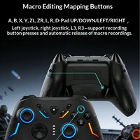 RGBSwitch Wireless Six-Axis Motion-Sensing Macro Editing Mini Gamepad untuk PC Android untuk & untuk Gaming Lintas Platform