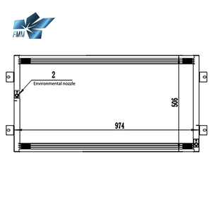 FMM Auto Airco Condensor 12 Volt voor Bus Auto Airco Condensor - Product Image 5