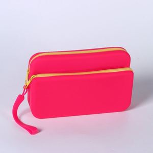 Square Silicone Wallet and Card Bag, Coin Purse, Makeup Storage Bag, Large Capacity <b>Lipstick</b> Storage Bag - Product Image 4