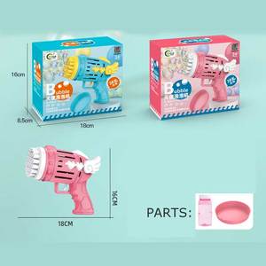 Pistolet à <span class=keywords><strong>bulles</strong></span> électronique 91 trous en plastique ABS, jouet pour <span class=keywords><strong>mariage</strong></span> et fête, <span class=keywords><strong>machine</strong></span> pour unisexe - Product Image 5
