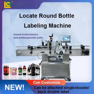 Đầy đủ tự động Đồ uống nhãn Applicator cho chai sữa kim loại lon thủy tinh cho dính Sticker định vị máy dán nhãn - Product Image 2
