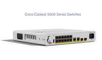 Switch Gestito Cisco Catalyst 9200CX-8P-2X2G-E, 8 Porte PoE+, Full DNA, 2x10G SFP+, 2x1G Network Essentials, Compatto Layer 3 Originale