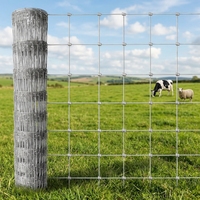 Clôture en treillis métallique galvanisé à chaud pour bétail, clôture de champ agricole, clôture pour chevaux, moutons, bétail, enclos de ranch
