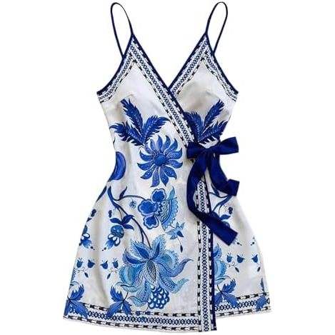 ลายดอกไม้สีฟ้า