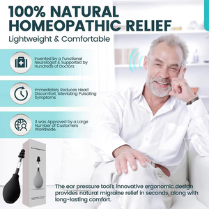 Cấu trúc tự nhiên áp lực Tai cứu trợ thiết bị công cụ cho các triệu chứng đau nửa đầu cân bằng áp lực tai để làm giảm ù tai và đau tai - Product Image 3
