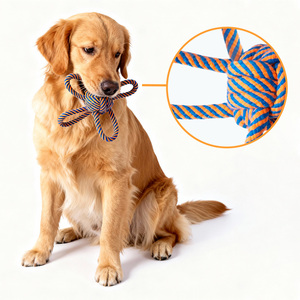 Juguete de Cuerda Resistente a Mordidas, Duradero y Ecológico para Mascotas, Juguete Masticable para Perros, Limpieza de Dientes - Product Image 1