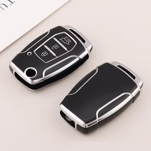 Pour <span class=keywords><strong>SsangYong</strong></span> <span class=keywords><strong>Kyron</strong></span> 2 Sanka Actyon Korando Tivoli TPU voiture Flip clé étui couverture protecteur coque Fob support sans clé accessoires - Product Image 5
