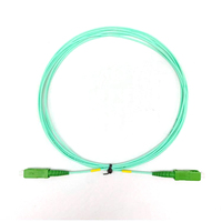 Pour FONGKO vert fibre optique jarretière SC/APC-SC/APC G657A2 LSZH 3.5m 3m fibre optique cordon de raccordement câble équipement optique