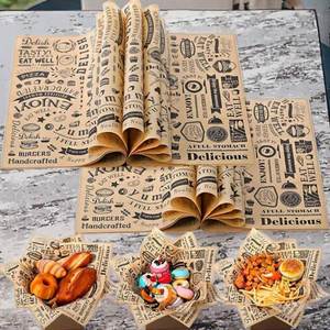 Customized Eco-Friendly Recyclable Food Grade Specialty Non-Stick Heat Resistant <b>Greaseproof</b> Sandwich Packaging PE Coated Bread - Product Image 1