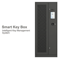 Gabinete de Llaves Inteligente con 165 Ranuras, Caja Fuerte con Control de Llaves RFID, Sistema Electrónico de Gestión de Llaves, de Pie, con NFC, Huella Dactilar y Reconocimiento Facial