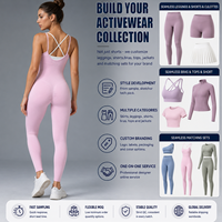 Mono de yoga ODM con mapeo corporal, espalda cruzada, absorción de humedad y ribetes en contraste para entrenamiento de yoga y fitness para mujer
